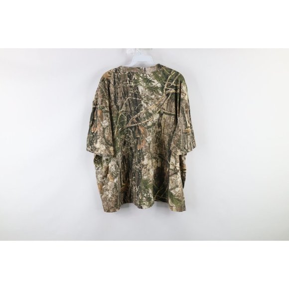 Vintage Cabelas Mens 2XL Boxy Fit Woodlands Camouflage Short Sleeve T-Shirt - Picture 5 of 7